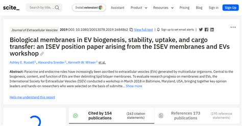 ilaria prada isev|Biological membranes in EV biogenesis, stability, uptake, and .